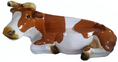 Immagine prodotto di Panca da giardino Casa Padrino marrone mucca / bianco 200 cm - Panca da giardino resistente alle intemperie