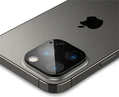 Close-up of the rear camera module of a smartphone.