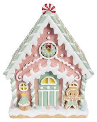 Obrázok produktu pre Clayre & Eef Perníková chalúpka 20x16x25 cm Ružový plast
