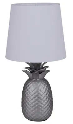 Zdjęcie produktu dla Lampa stołowa ananas E14 Ø23cm srebrna