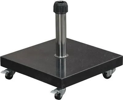 22,5-Liter Sonnenschirmständer Mit Rollen - Mobiler Schirmständer Für Garten & Terrasse