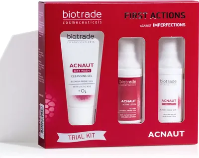 Produktbild von Biotrade Acnaut Probierset 3 Schritte gegen Pickel