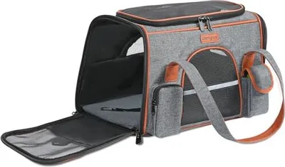 Produktbild von Demigreat faltbare Transportbeutel Katzen Hunde auf 8 kg, atmungsaktive Kiste mittelgroße kleine Katzen, Hundeträger Katze