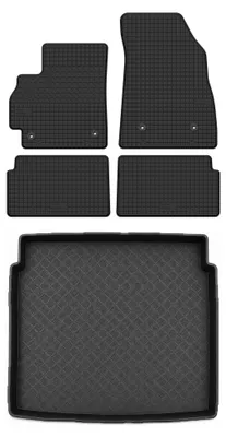 Obrázek produktu pro Gumové autokoberce SolidTread + vana kufru pro: OMODA 5 2025- SUV 5 ks