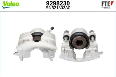 Produktbild von FTE Bremssattel Vorne Links für OPEL Astra G CC (T98) Ø52mm Grau 9298230