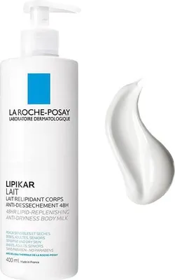 Immagine prodotto di La Roche-Posay Lipikar Lotion lozione idratante per il corpo per pelli sensibili e secche, 400 ml lozione