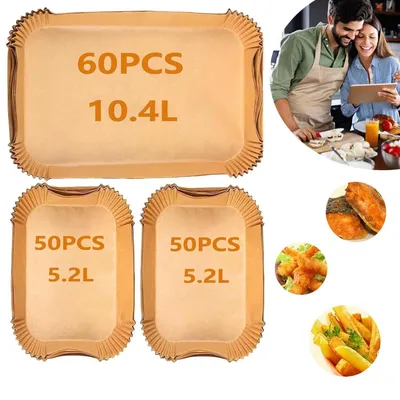 Produktbild von 160pcs Airfryer Backpapier für Ninja Flex Drawer AF500EU, Zubehör für Airfryer