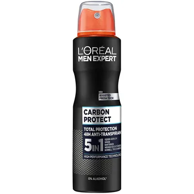 Zdjęcie produktu dla Loreal Men Expert Deospray Carbon Protect Anti Transpirant 150ml