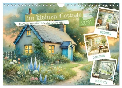 Produktbild von Im kleinen Cottage (Wandkalender 2027 DIN A4 quer), CALVENDO Monatskalender