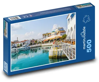 Zdjęcie produktu dla Puzzle 500 Cypr - Limassol, port - martinpuzzle