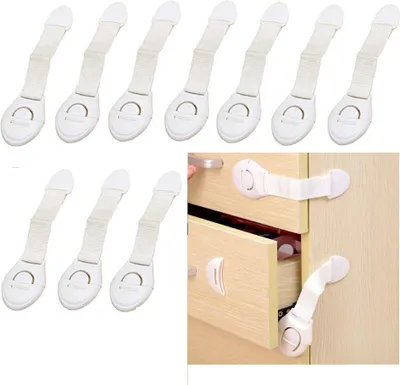 Immagine prodotto di BLOCCO DI SICUREZZA PER CASSETTI DI MOBILI 10 pz