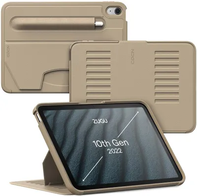 Produktbild von Zugu Case Hülle iPad (10th gen/A16) – Verstellbarer Magnetständer mit 8 Winkeln – Sichere Magnetmontage auf jeder Metalloberfläche – Automatisches Schlafen/Wachen mit schützender magnetischer Abdeckung