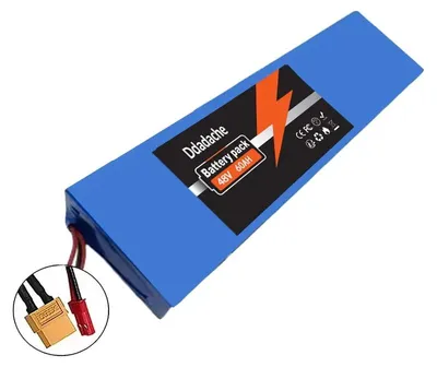 Produktbild von Batteriepack, 60000mAh Kapazität, 48V Spannung, 13S4P-XT60-JST