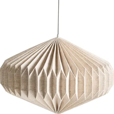 Obrázek produktu pro BELIANI Stropní závěsná lampa béžové plátěné stínidlo moderní design světlo obývací pokoj