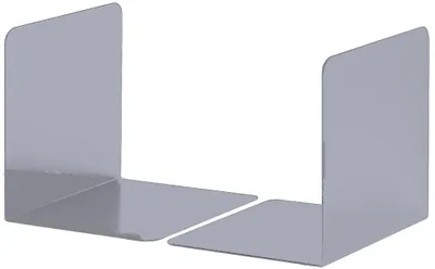 Produktbild von DURABLE Buchstützen S 2 St., 324323 silber