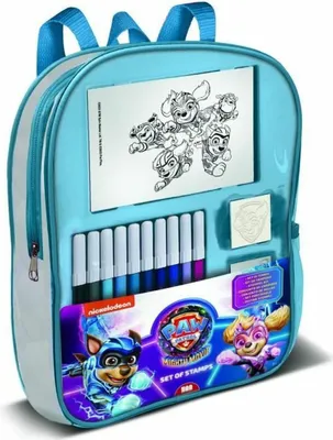 Zdjęcie produktu dla Wypełniony plecak - MULTIPRINT - 24144 - 4 znaczki Paw Patrol the Movie
