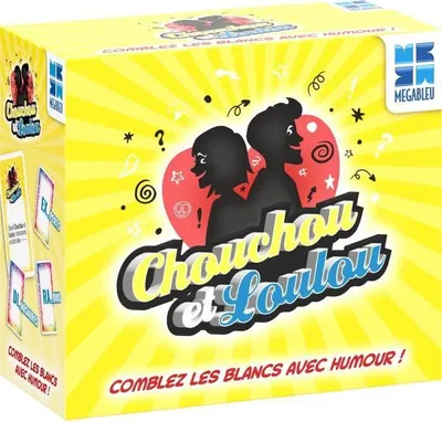 Immagine prodotto di Gioco di società Chouchou et Loulou Nomade, 200 carte da completare, gioco di società per adulti, 3+ giocatori, 30 min, giallo