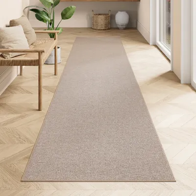 Obrázek produktu pro SONGMICS HOME Koberec, 80 x 150/200/300 cm, koberec do obývacího pokoje, protiskluzový koberec, vzhled juty, dekorace, do předsíně, kuchyně, ložnice, jídelny,