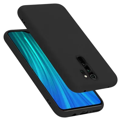 Produktbild von Cadorabo Schutzhülle für Xiaomi RedMi NOTE 8 PRO Hülle in Schwarz Handyhülle Case Cover TPU Etui