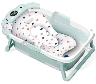 Image de Baignoire pliante pour bébé avec thermomètre