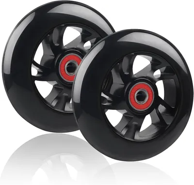 Immagine prodotto di Ruote per scooter, 2 pezzi, diametro 100 mm, con cuscinetti ABEC-9, ruote di ricambio per scooter