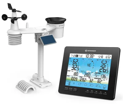Obrázok produktu pre Bresser - 13247 - 6-dňová predpoveď počasia 4CAST PRO, bezdrôtová (WLAN) meteorologická stanica, solárna