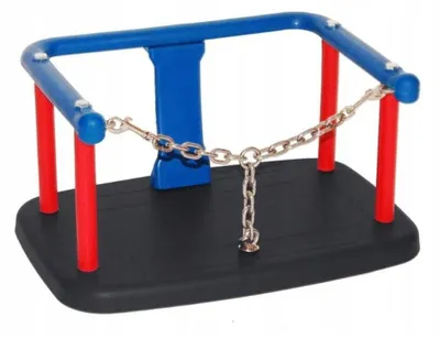Immagine prodotto di BelloGriardino | Altalena per bambini - Nero - Resistente alle intemperie - Struttura robusta - Facile montaggio
