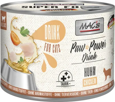 Produktbild von MACs Paw Power Drink Huhn 200 g - 6 Stück für Katzen
