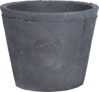 Produktbild von Esschert Design Terracotta grau Topf Umtopf Blumen Pflanzen Über rund Garten