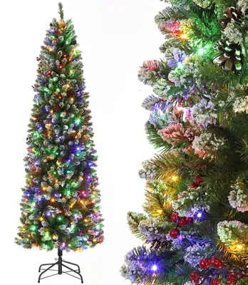Künstlicher Weihnachtsbaum 230 cm, 880 Zweige, 350 LED, 9 Modi