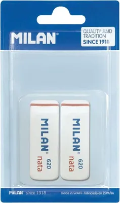 Produktbild von Milan BPM10044, Kunststoff, Weiß, 56 mm, 19 mm, 12 mm, Sichtverpackung