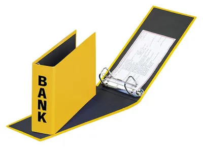 Productafbeelding van Bankordner voor rekeningafschriften - Geel