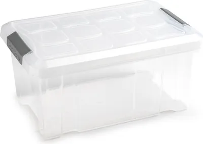 Produktbild von PlasticForte Aufbewahrungsbehalter mit Deckel - 1x - 5L - 29x19x14cm