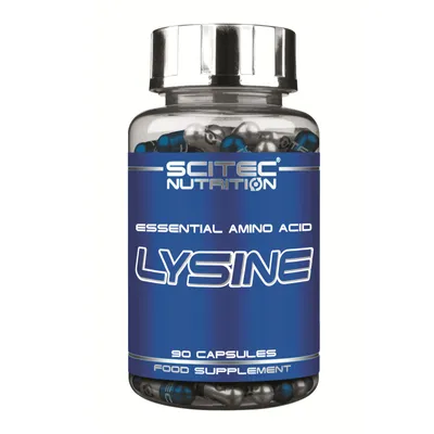 Produktbild von Scitec Nutrition Lysine 90 capsules / Andere Aminosäuren / Essentielle Aminosäure L-Lysin in Kapseln