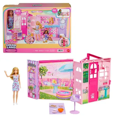 Image de Maison de poupées Barbie « Weekend Escape House » avec poupée