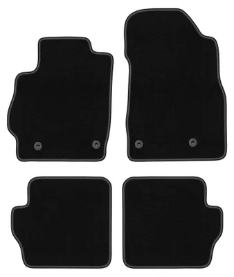 Immagine prodotto di Tappetini in moquette per Mazda 2 II 2007-2015 (hatchback) – set 4 pezzi, neri, su misura – Wielganizator BASIC