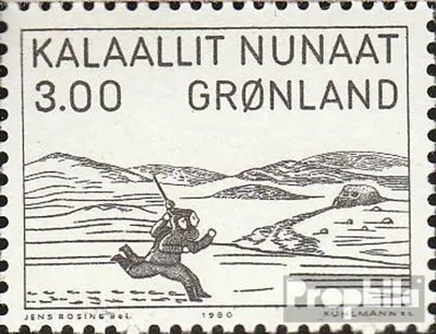 Produktbild von Briefmarken Dänemark - Grönland 1980 Mi 124 (kompl.Ausg.) postfrisch Kunst