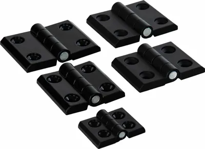 Produktbild von Scharnier Metallscharnier Zink 180° Metall Türband Möbelscharnier Zinkdruckguss 50x50mm