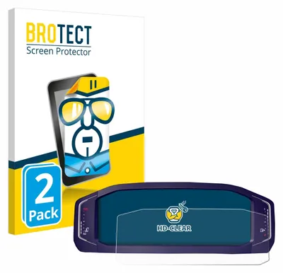 Produktbild von 2x Für Volkswagen Passat B8 Digital Cockpit 10,25" Schutzfolie BROTECT Displayschutz Display Schutz Folie Klar Transparent
