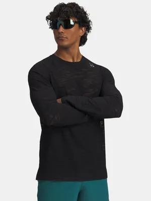 Obrázok produktu pre Pánske tričko Under Armour UA Halo Jacquard LS-BLK, veľkosť MD