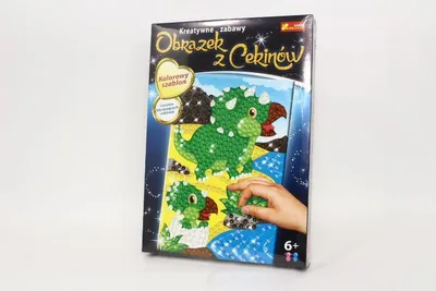 Obrázok produktu pre Flitrový obrázok Dinosaurus Triceraptos 52789