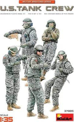 Produktbild von MiniArt 1:35 Figuren US Panzerbesatzung (5) Plastik Modellbau