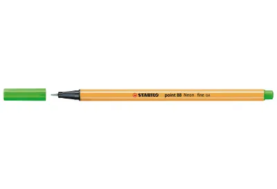 Obrázek produktu pro Fineliner - STABILO point 88 - Jednoduché pero - Neonová barva, fluorescenční zelená