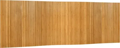 A full shot of a bamboo screen, viewed from the front.