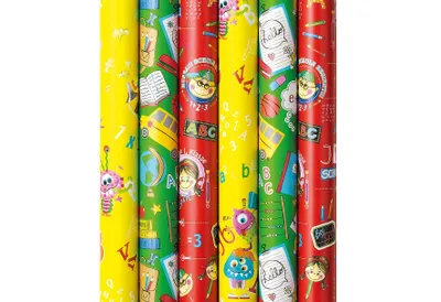 Produktbild von Geschenkpapier-Röllchen 'Back to School'