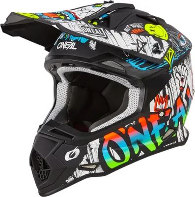 Produktbild von O'NEAL Motocross Helm 2SRS Rancid , Schwarz Weiß, M