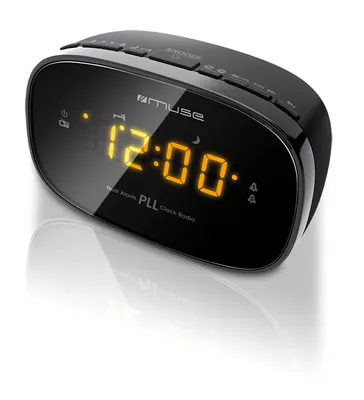 Produktbild von Muse M-150CR, Uhr, FM, PLL, Automatischer Suchlauf, Automatische Speicherung, LED, 1,52 cm (0.6"), Radio/Summer