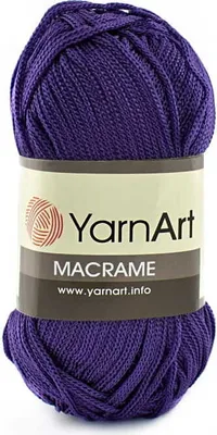 Produktbild von YarnArt Macrame Polyester 1,5 mm Faden - 130m, 90g, für Makramee und Strickprojekte