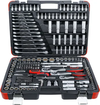 Immagine prodotto di BGS Set di chiavi a bussola fai da te 6,3 mm / 10 mm / 12,5 mm 216 pz.