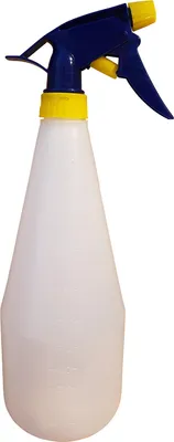 Produktbild von Pumpsprüher Sprühflasche Pflanzensprüher Handsprüher Kunststoff 1000ml blau/gelb